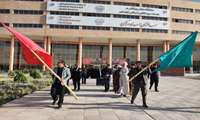 مراسم عزاداری اربعین حسینی در ستاد مرکزی دانشگاه علوم پزشکی زاهدان برگزار شد